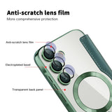 Husa de protectie Techsuit SmartMag Book compatibil cu Samsung Galaxy A35 5G, Verde