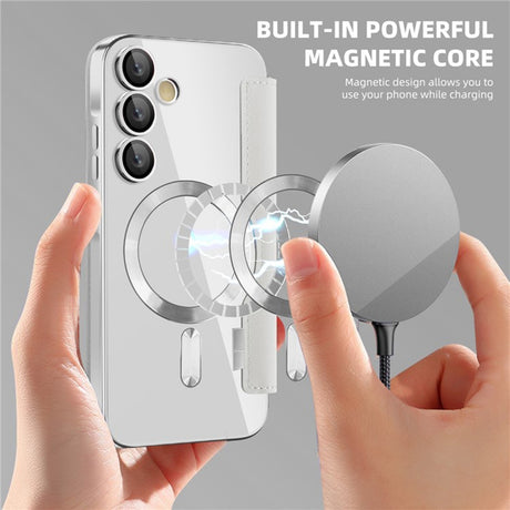 Husa de protectie Techsuit SmartMag Book compatibil cu Samsung Galaxy A35 5G, Gri
