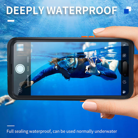ShellBox AirBox Waterproof IP68 (6.7 inch), iPhone 12 Pro Max/13 Pro Max/14 Pro Max/ 15 Pro Max/16 Pro Max/15+/16+, Negru