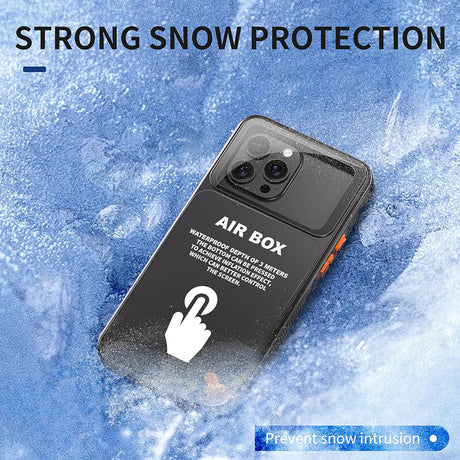 ShellBox AirBox Waterproof IP68 (6.7 inch), iPhone 12 Pro Max/13 Pro Max/14 Pro Max/ 15 Pro Max/16 Pro Max/15+/16+, Negru