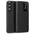 Husa de protectie Techsuit SmartView Series compatibil cu Samsung Galaxy S22 5G, Negru