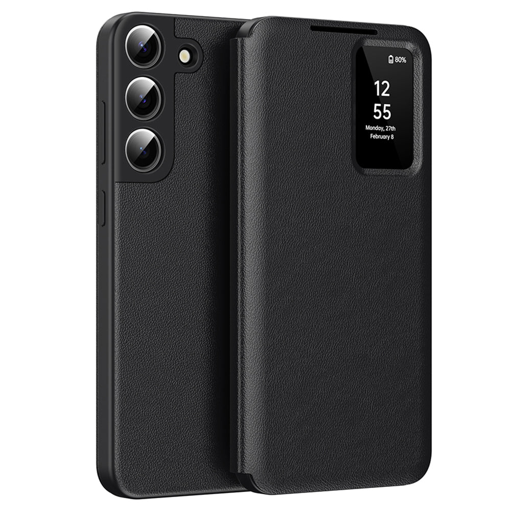 Husa de protectie Techsuit SmartView Series compatibil cu Samsung Galaxy S22 5G, Negru