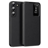 Husa de protectie Techsuit SmartView Series compatibil cu Samsung Galaxy S22 5G, Negru