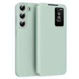Husa de protectie Techsuit SmartView Series compatibil cu Samsung Galaxy S22 5G, Verde