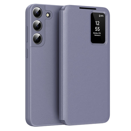 Husa de protectie Techsuit SmartView Series compatibil cu Samsung Galaxy S22 5G, Mov