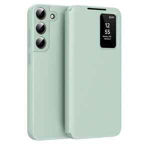 Husa de protectie Techsuit SmartView Series compatibil cu Samsung Galaxy S22 Plus 5G, Verde