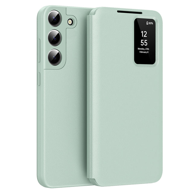 Husa de protectie Techsuit SmartView Series compatibil cu Samsung Galaxy S22 Plus 5G, Verde