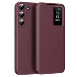 Husa de protectie Techsuit SmartView Series compatibil cu Samsung Galaxy S22 Plus 5G, Roșu