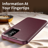 Husa de protectie Techsuit SmartView Series compatibil cu Samsung Galaxy S22 Plus 5G, Roșu
