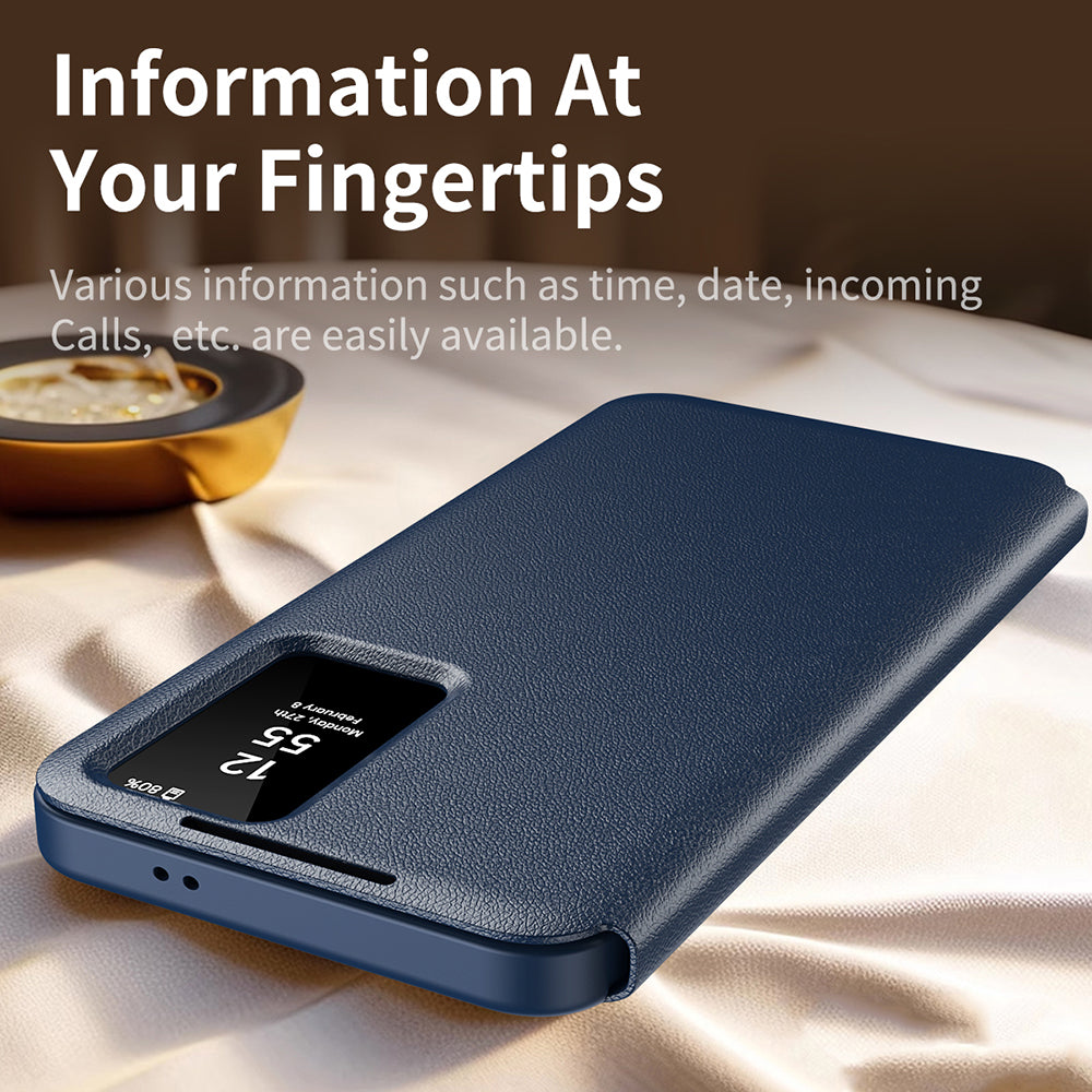 Husa de protectie Techsuit SmartView Series compatibil cu Samsung Galaxy S22 Plus 5G, Albastru