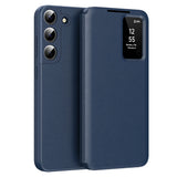 Husa de protectie Techsuit SmartView Series compatibil cu Samsung Galaxy S22 Plus 5G, Albastru