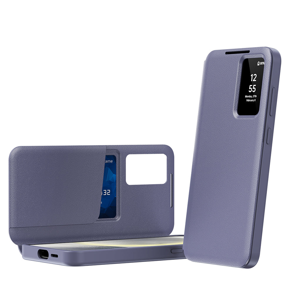Husa de protectie Techsuit SmartView compatibil cu Samsung Galaxy S22 Plus 5G, Mov