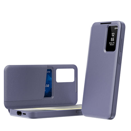 Husa de protectie Techsuit SmartView Series compatibil cu Samsung Galaxy S25 Edge, Mov
