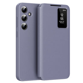 Husa de protectie Techsuit SmartView Series compatibil cu Samsung Galaxy A56 5G, Mov