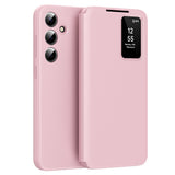 Husa de protectie Techsuit SmartView Series compatibil cu Samsung Galaxy A56 5G, Roz