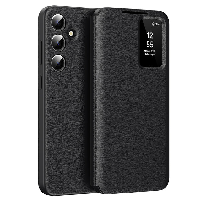 Husa de protectie Techsuit SmartView Series compatibil cu Samsung Galaxy A56 5G, Negru