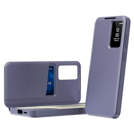 Husa de protectie Techsuit SmartView Series compatibil cu Samsung Galaxy S25 Ultra, Mov
