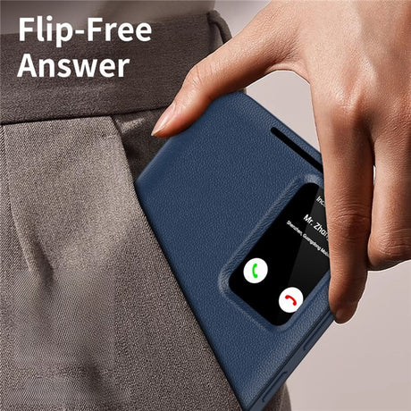 Husa de protectie Techsuit SmartView Series compatibil cu Samsung Galaxy S25 Ultra, Albastru