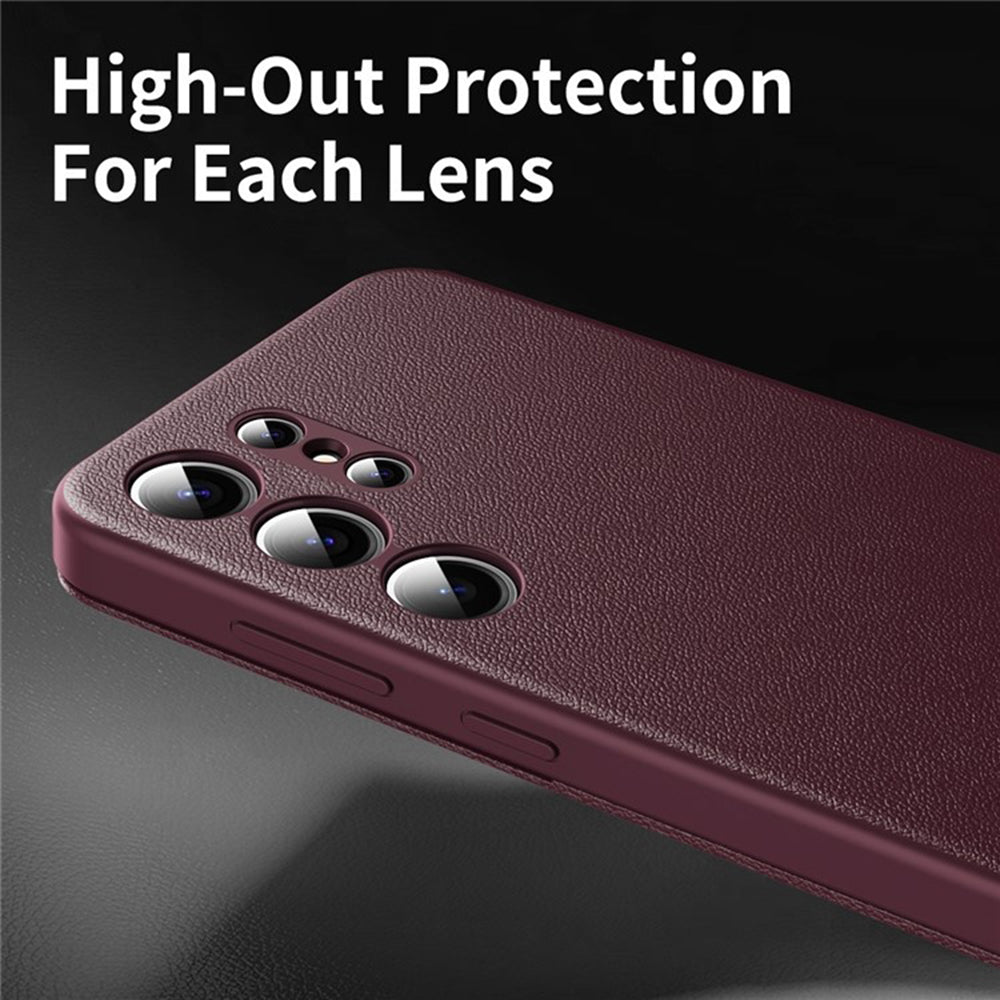 Husa de protectie Techsuit SmartView Series compatibil cu Samsung Galaxy S25 Ultra, Rosu