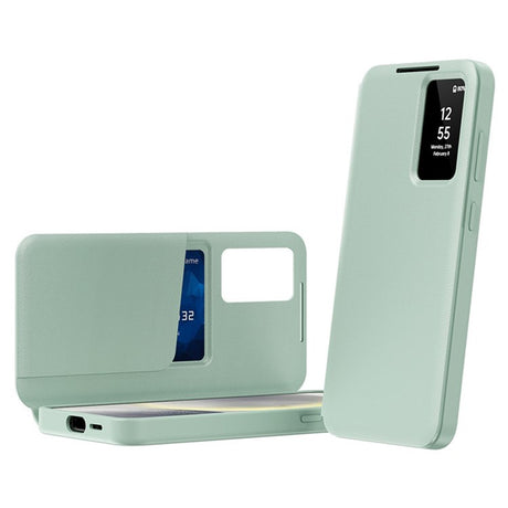 Husa de protectie Techsuit SmartView Series compatibil cu Samsung Galaxy S25 Ultra, Verde