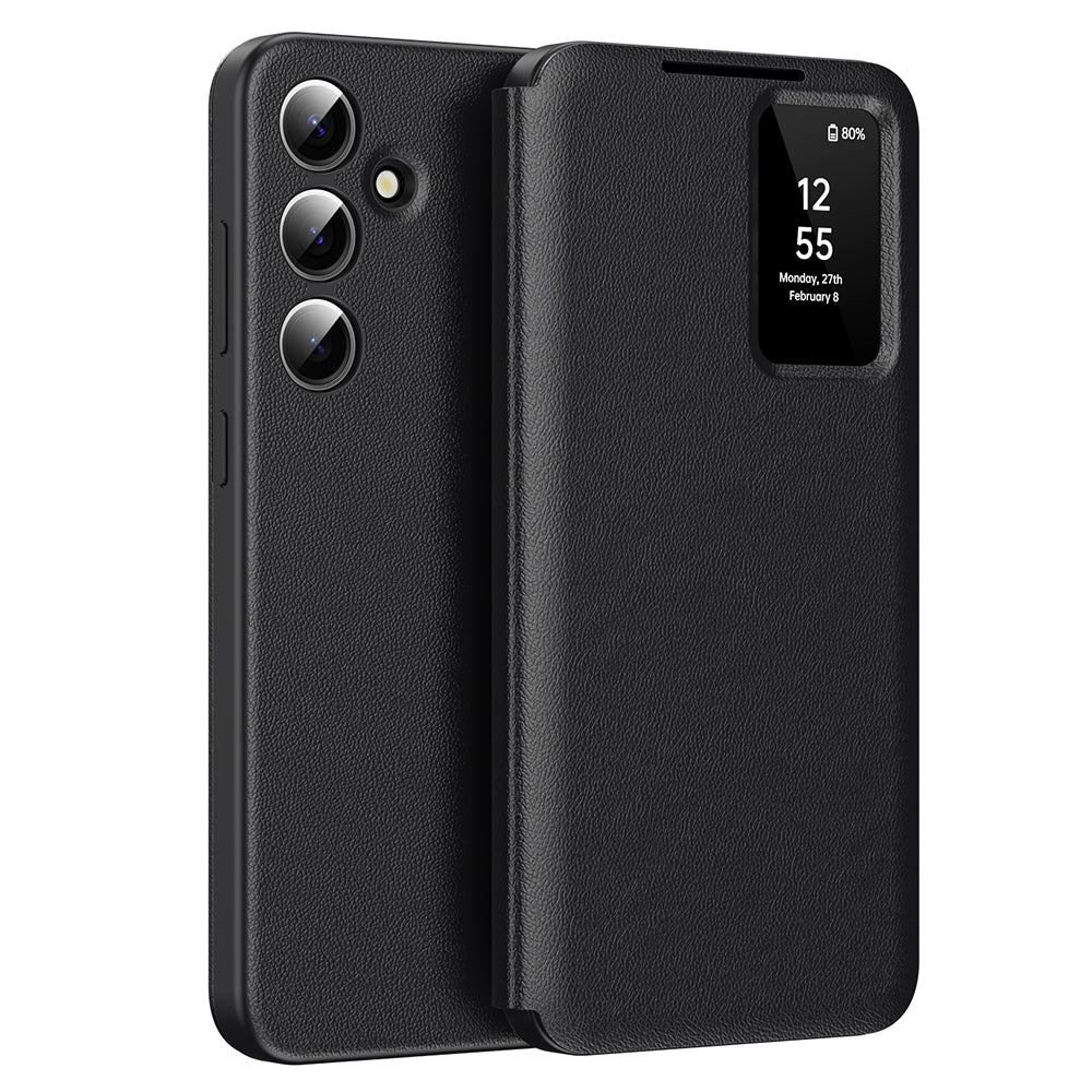Husa de protectie Techsuit SmartView Series compatibil cu Samsung Galaxy S25 Plus, Negru