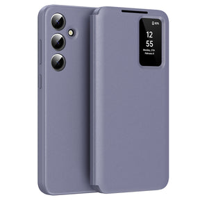 Husa de protectie Techsuit SmartView Series compatibil cu Samsung Galaxy S24 FE, Mov