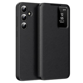 Husa de protectie Techsuit SmartView Series compatibil cu Samsung Galaxy S24 FE, Negru