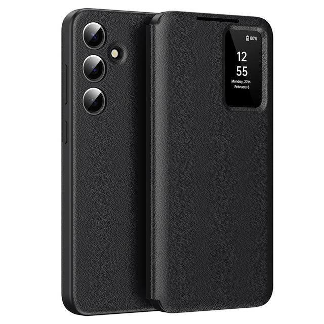 Husa de protectie Techsuit SmartView Series compatibil cu Samsung Galaxy S24 FE, Negru