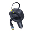 Incarcator Baseus Car PrimeTrip VR2 (C0206400), Type-C, with Retractable Type-C Cable, 30W, 80cm, Negru