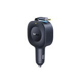 Incarcator Baseus Car PrimeTrip VR2 (C0206400), Type-C, with Retractable Type-C Cable, 30W, 80cm, Negru
