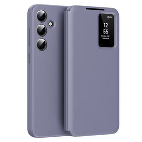 Husa de protectie Techsuit SmartView Series compatibil cu Samsung Galaxy A55 5G, Mov