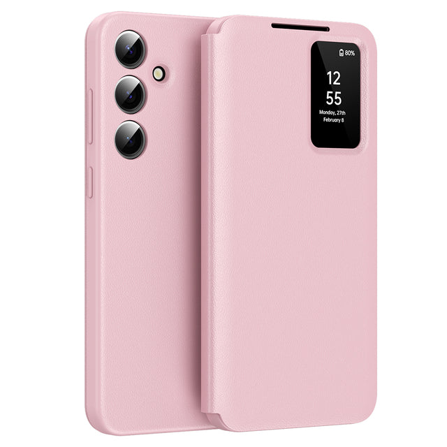 Husa de protectie Techsuit SmartView Series compatibil cu Samsung Galaxy A55 5G, Roz