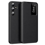 Husa de protectie Techsuit SmartView Series compatibil cu Samsung Galaxy A55 5G, Negru