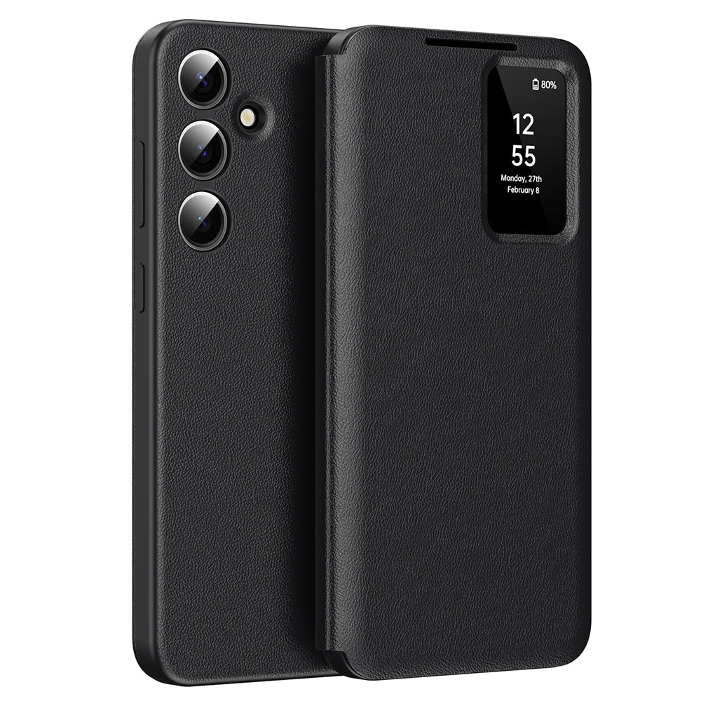 Husa de protectie Techsuit SmartView Series compatibil cu Samsung Galaxy S24, Negru