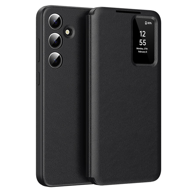 Husa de protectie Techsuit SmartView Series compatibil cu Samsung Galaxy S24, Negru