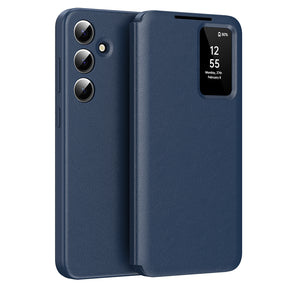Husa de protectie Techsuit SmartView Series compatibil cu Samsung Galaxy S24 Plus, Albastru