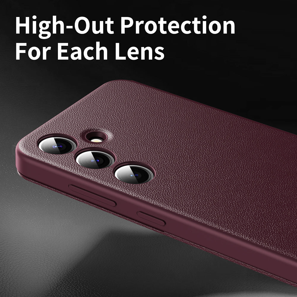 Husa de protectie Techsuit SmartView Series compatibil cu Samsung Galaxy S24 Plus, Rosu