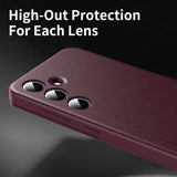 Husa de protectie Techsuit SmartView Series compatibil cu Samsung Galaxy S24 Plus, Rosu