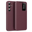 Husa de protectie Techsuit SmartView Series compatibil cu Samsung Galaxy S24 Plus, Rosu