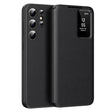 Husa de protectie Techsuit SmartView Series compatibil cu Samsung Galaxy S24 Ultra, Negru
