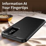 Husa de protectie Techsuit SmartView Series compatibil cu Samsung Galaxy S24 Ultra, Negru