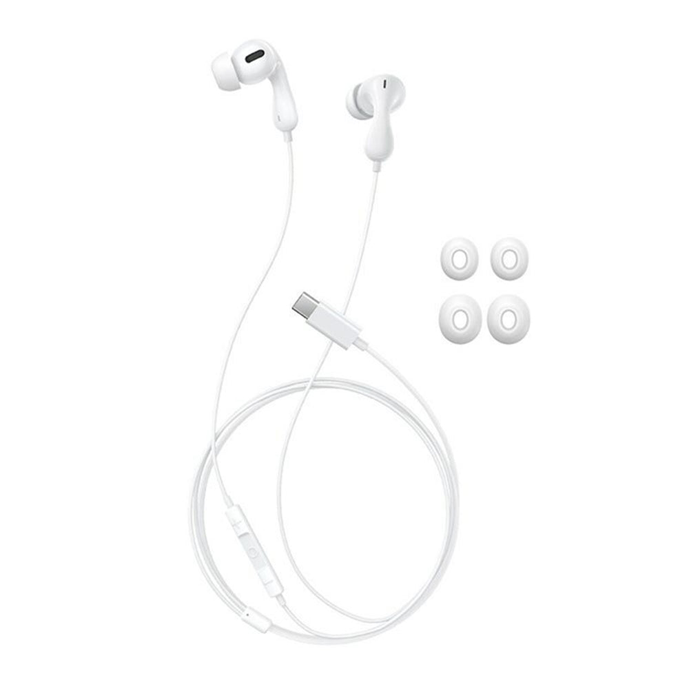 Casti Baseus Wired Earphones Encok CZ20 (A00171400213-00), Type-C, 20Hz-40kHz, Hi-Res, Moon White