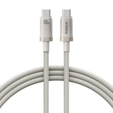 Cablu Baseus Titanium (P10378100G21-00), Type-C, Fast Charge, PD100W, 480Mbps, E-Mark Chip, 1m, Galaxy Titanium Gold