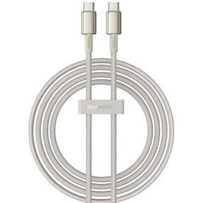 Cablu Baseus Tungsten Gold (P10319800G21-01), Type-C to Type-C, Super Fast Charge, 100W, 480Mbps, 2m, Auriu
