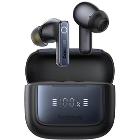 Casti Baseus Bowie 35 (A00073800123-00), True Wireless, Bluetooth V5.3, 6-Mic ENC, IPX4, Negru