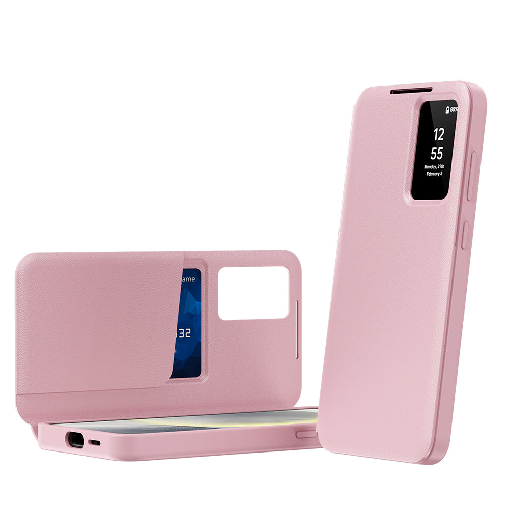 Husa de protectie Techsuit SmartView Series compatibil cu Samsung Galaxy S23 Plus, Roz
