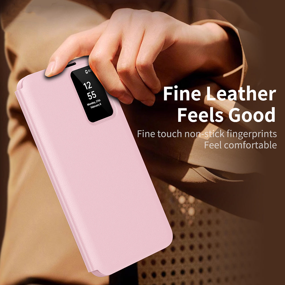 Husa de protectie Techsuit SmartView Series compatibil cu Samsung Galaxy S23 Plus, Roz