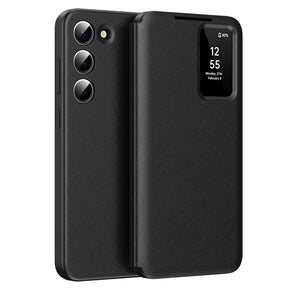 Husa de protectie Techsuit SmartView Series compatibil cu Samsung Galaxy S23 Plus, Negru