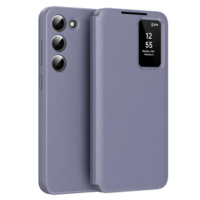 Husa de protectie Techsuit SmartView Series compatibil cu Samsung Galaxy S23, Mov