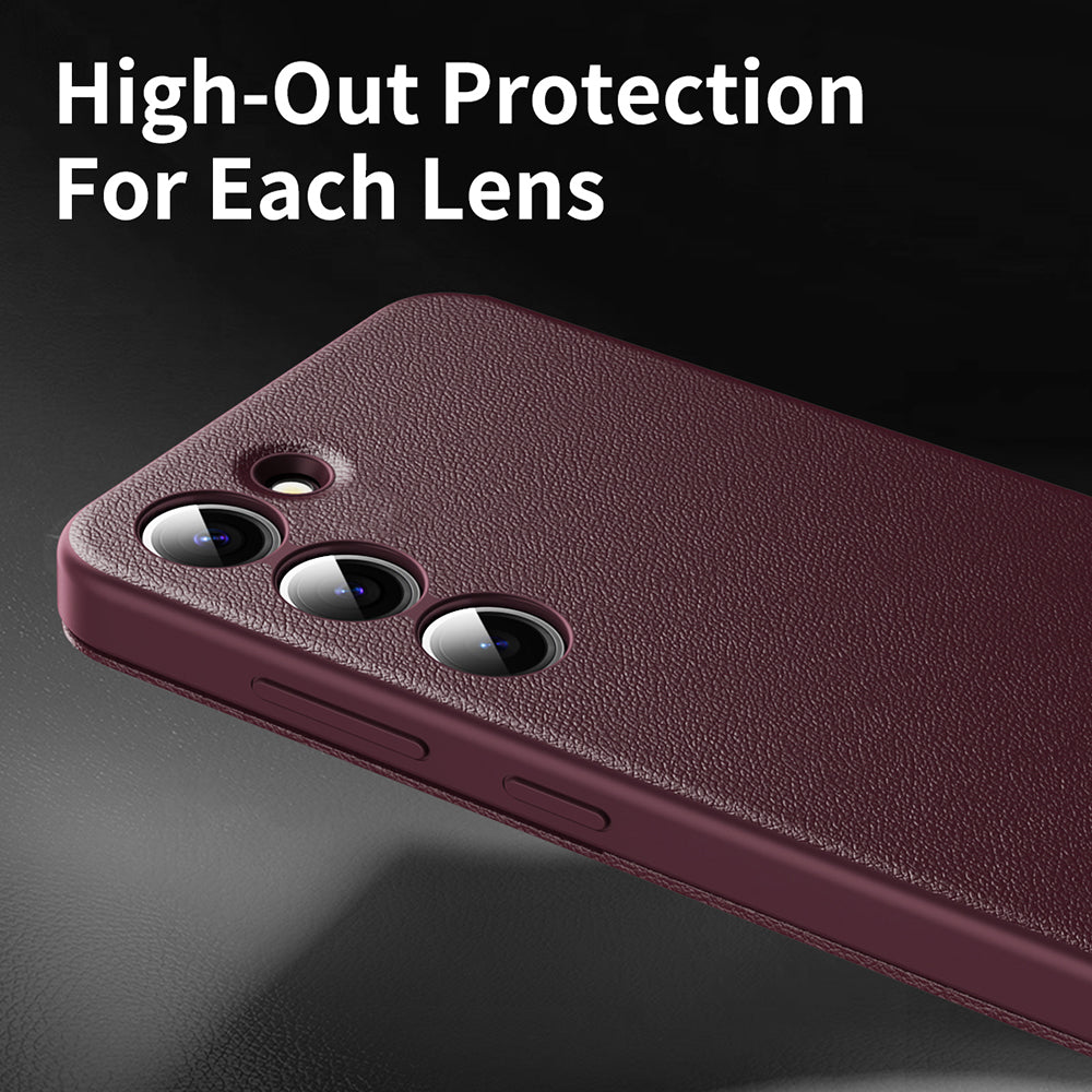 Husa de protectie Techsuit SmartView Series compatibil cu Samsung Galaxy S23, Rosu